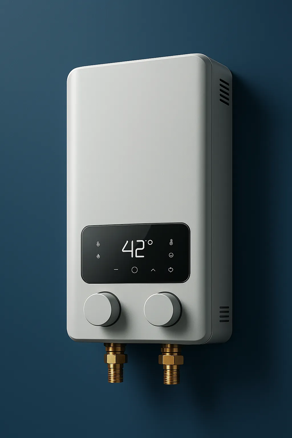 Immergas kombi başında arıza tespiti yapan yetkili teknisyen